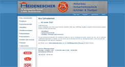 Desktop Screenshot of heidenescher.net